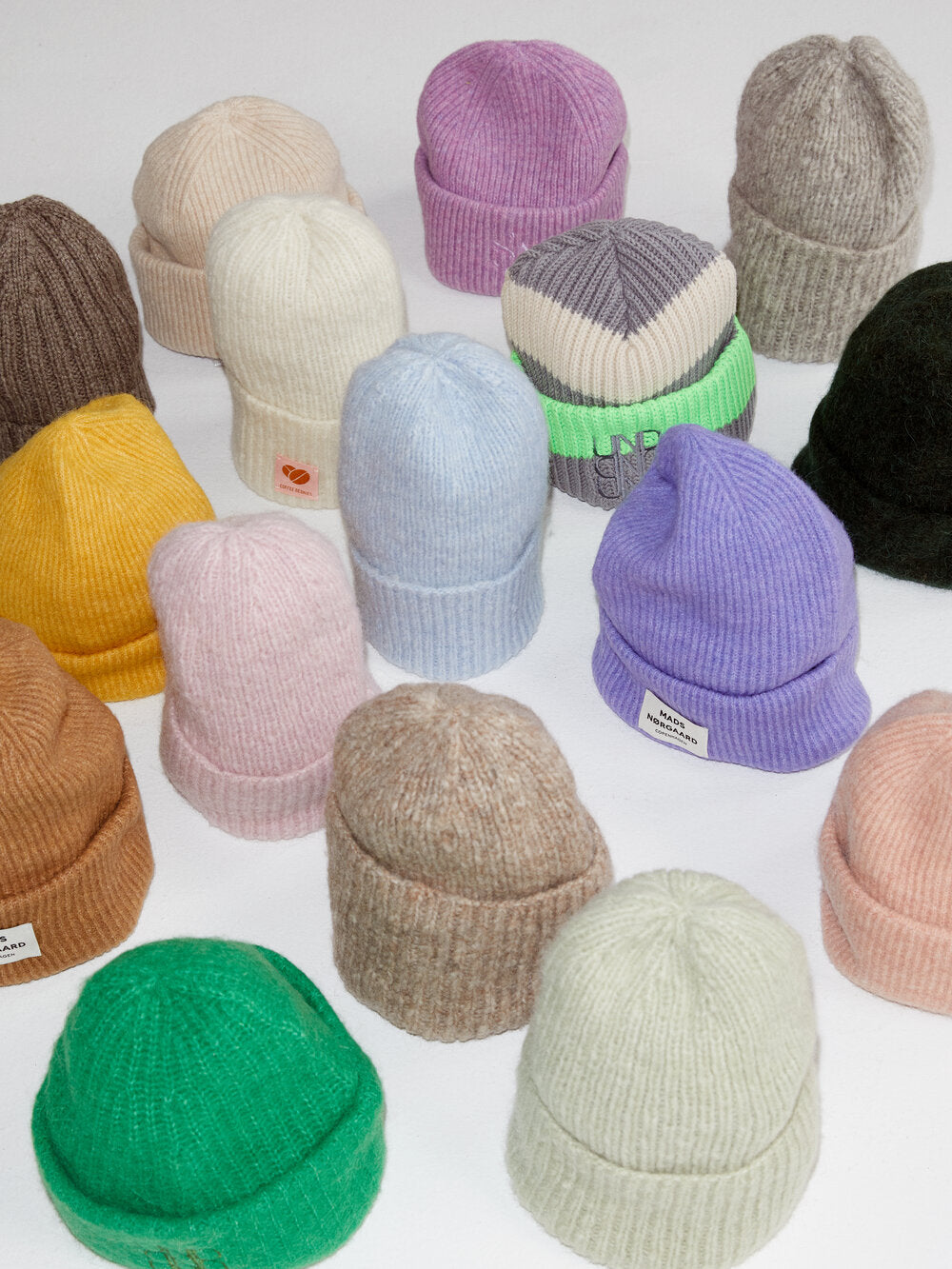 Sky Beanie strikhue - Off White